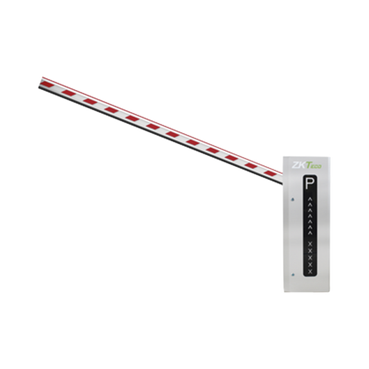 Barrera vehicular SERVOMOTOR (10 MILLONES DE CICLOS) Barrera Derecha con brazo de 4.5 metros (BRAZO incluido)