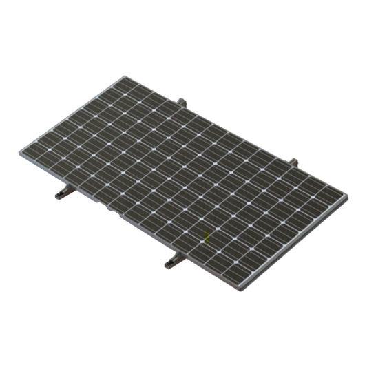 Montaje Para Piso de Concreto Para un Modulo Fotovoltaico de 450 a 660W