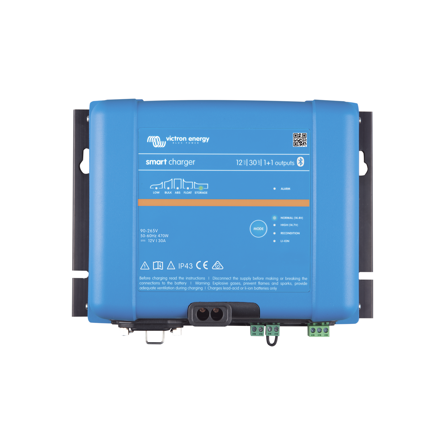 Phoenix Smart IP43 12/30 / Cargador de Baterías 12V, 30A / Para Ambientes Marinos y Terrestres. / Para baterías de Plomo y Litio