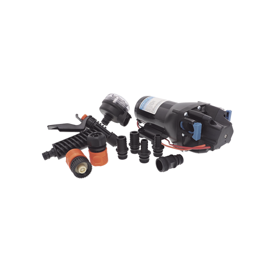 Bomba de lavado de alta presión y alto caudal HotShot HD 4 de 12 Vcd, 15LPM / 4GPM / 60 PSI