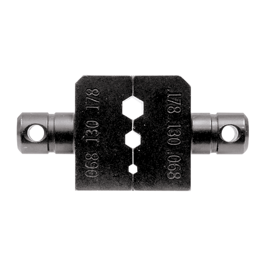 Dado para Plegar Conectores de Anillo con Mordaza Hex. de 0.068", 0.130" y 0.178" en LMR-100A, RG-174/U y RG-316/U.