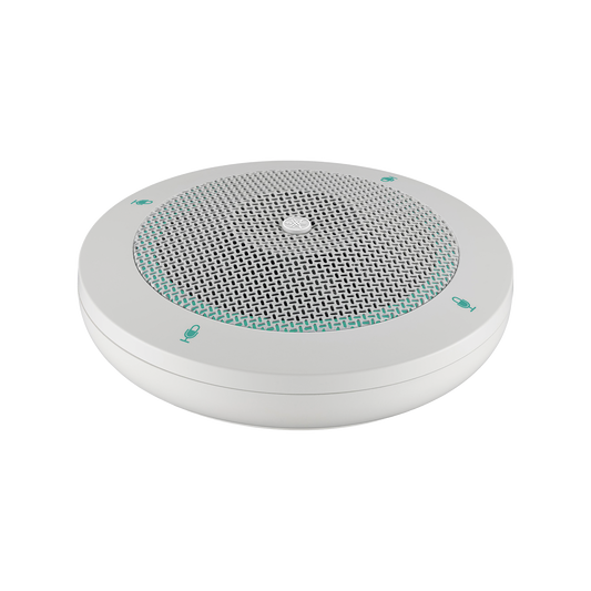 Micrófono de Mesa para Conferencia | PoE | Conexión IP Dante | 6 Patrones de Directividad | Para sistema de Conferencia Adecia | Color Blanco