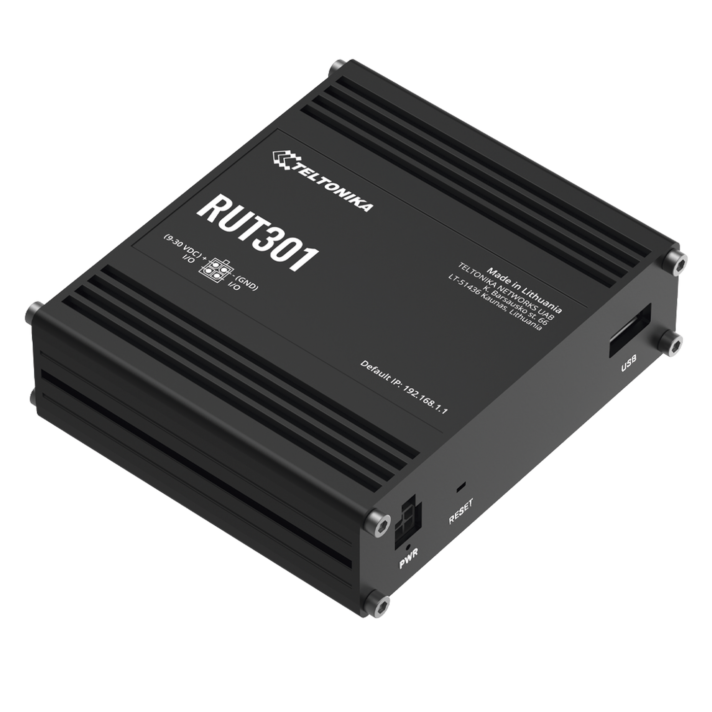 Router Industrial con 5 Puertos Ethernet / RutOS Seguro y Avanzado / Firewall y VPN Integrados / I/O Digital / Administración Remota RMS
