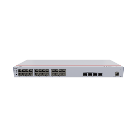 Switch de Acceso eKit Administrable / Capa 2 / 24 Puertos PoE+ Gigabit + 4 Puertos SFP+/SFP + Puerto de Consola / Poe Perpetuo / Presupuesto PoE 400 W / Sin Licenciamiento