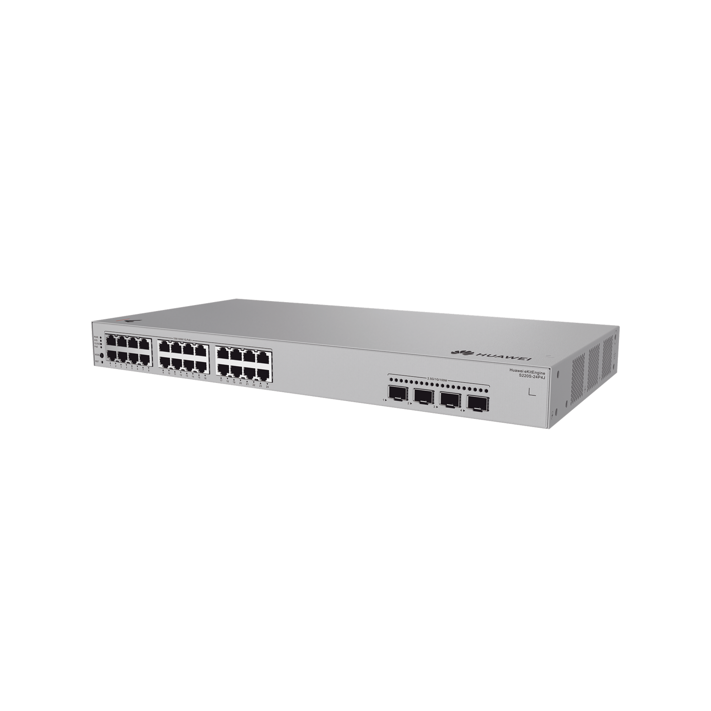 Switch de Acceso Gigabit Administrable PoE Capa 2 / 24 puertos 10/100/1000 Mbps (PoE) / 4 Puertos 2.5GE SFP Uplink / ERPS / IMGP Snooping / DHCP Snooping / PoE Perpetuo / 400 W / Administración Nube Gratis