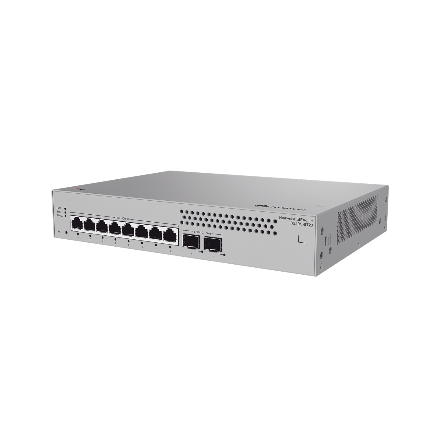 Switch de Acceso Gigabit Administrable Capa 2 / 8 puertos 10/100/1000 Mbps / 2 Puertos 2.5GE SFP Uplink / ERPS / IMGP Snooping / DHCP Snooping / Administración Nube Gratis