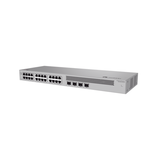 Switch de Acceso Gigabit Administrable Capa 2+ / 24 puertos 10/100/1000 Mbps / 2 Puertos 2.5GE SFP + 2 Puertos 10GE SFP+ Uplink / ERPS / Rutas Estáticas / Administración Nube Gratis
