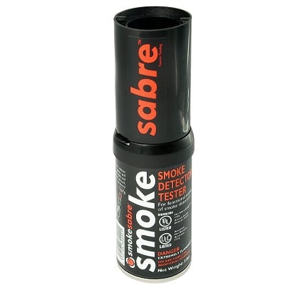 Lata De Humo Sintético En Aerosol 2.6 oz, Para Prueba De Detectores, Libre De Silicona, 100% Biodegradable, No Contamina Los Detectores, Uso Manual, Listado UL