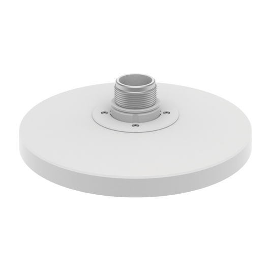 Adaptador tipo plato para Cámara Multisensor serie P necesario para usar accesorios de pared o techo, verificar lista de compatibilidad