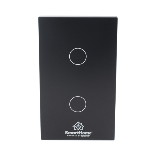 (Wifi) Apagador switch inalámbrico WIFI, control de 2 regresos de carga, 110V