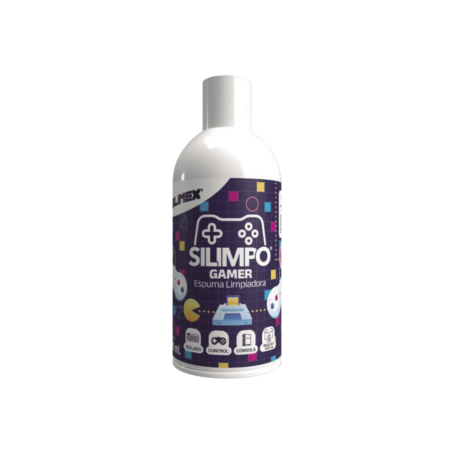 Silimpo Gamer La Espuma de Limpieza con Protección UV, Efecto Anti-Estático y Aroma a Chicle para tus Dispositivos Gaming.