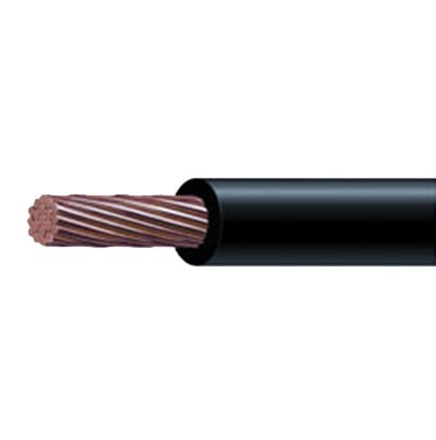 Cable Eléctrico 8 awg color negro,Conductor de cobre suave cableado. Aislamiento de PVC, autoextinguible. BOBINA 100 MTS
