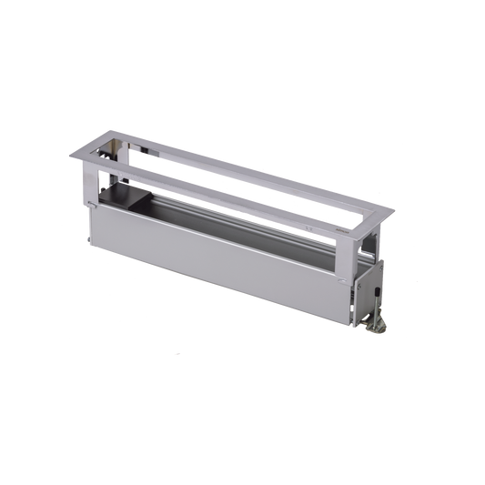 Caja Para Instalación en Escritorio para Voz, Datos o Contactos Eléctricos / Capacidad para 6 Módulos / Salida de Cables "Posterior" / Los Módulos se Adquieren Aparte / (KFC136/14CY)