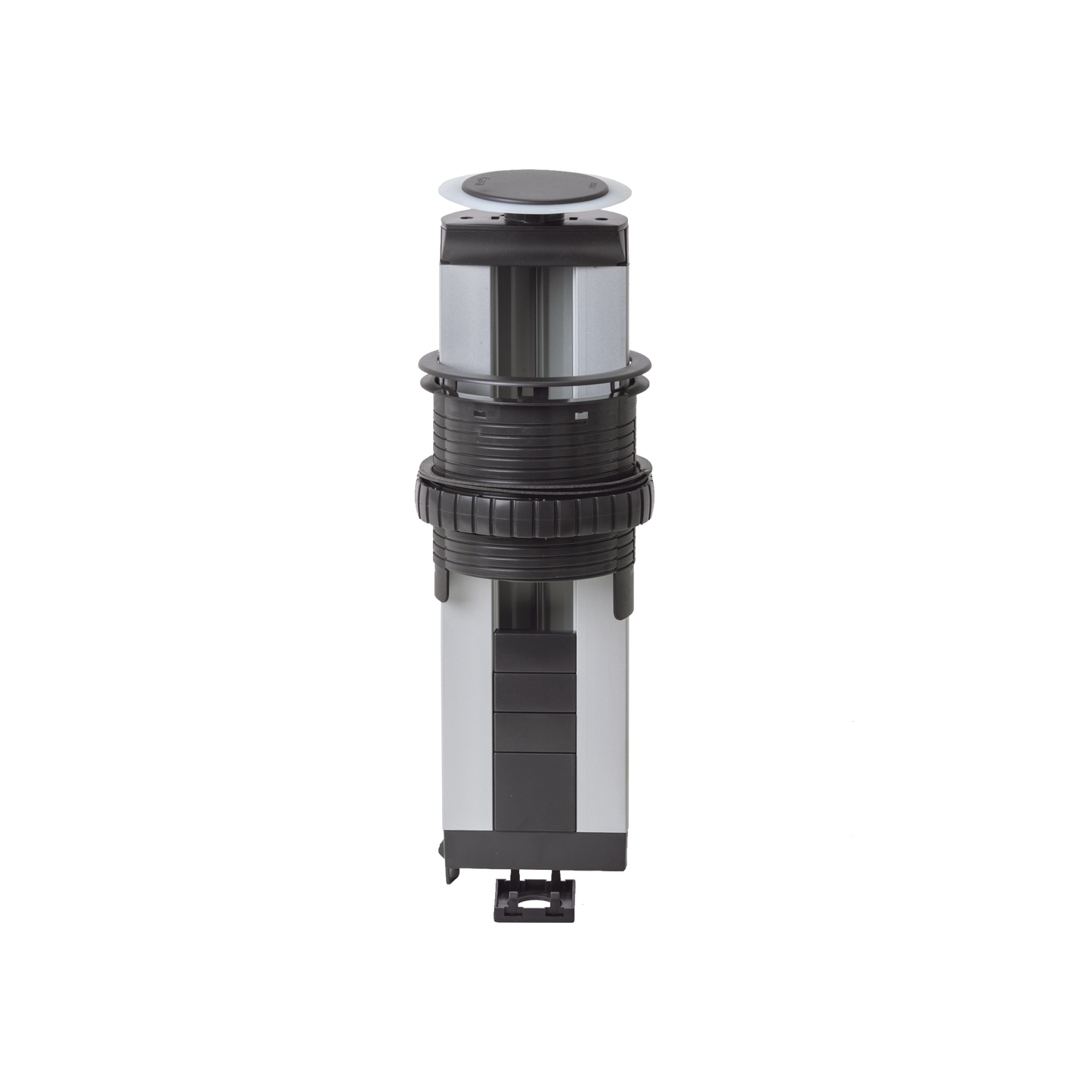 Teleblock Simon K45 para Voz, Datos, Multimedia o Contactos Eléctricos / Capacidad para 5 Módulos K45 / Apertura Automática con Tapa Abatible / Instalación en Mobiliario de Oficina o Comercial / (KTLE205CY)