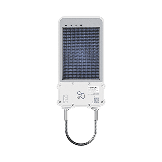 Cerradura Inteligente GPS con Energía Solar / SolarGuardX 100 / Seguimiento de Activos LTE Cat-M1 / Desbloqueo por RFID BLE OTA / Impermeable IP67 / Detección de Movimiento / Alarma de Bloqueo / Batería 14400mAh / Seguridad de Datos M