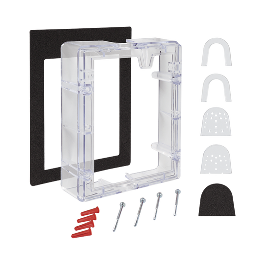 Espaciador de conducto transparente con juntas, para la serie Stopper II®Espaciador de conducto transparente con juntas, para la serie Stopper II®
