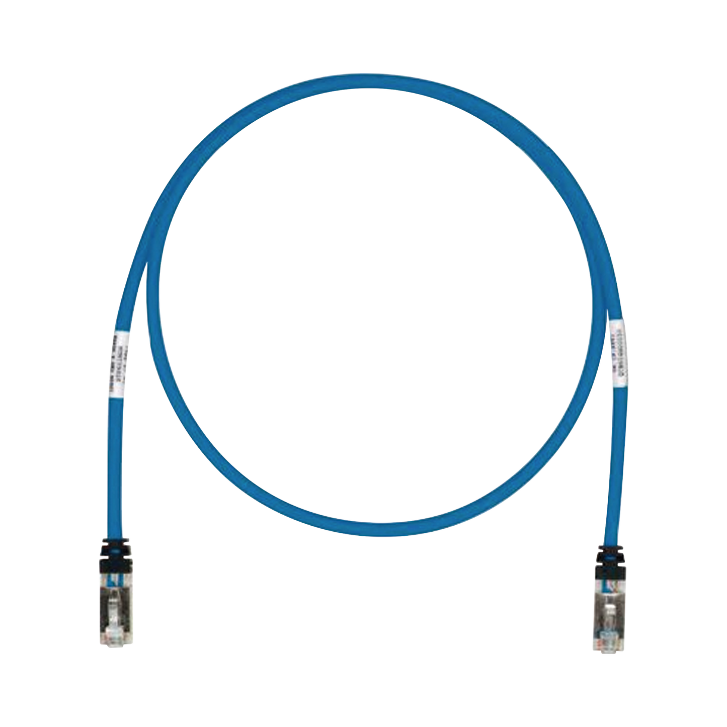 Patch Cord Cat6A, Blindado S/FTP, CM/LS0H, 7ft, Color Azul