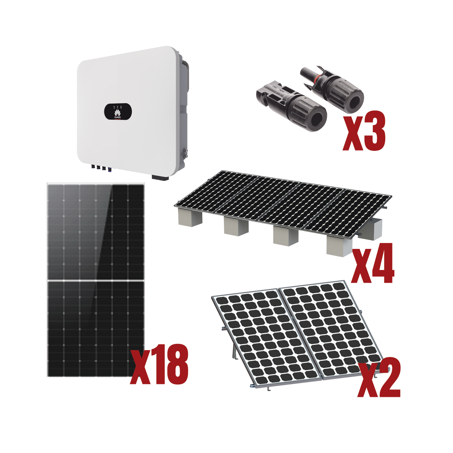Kit Solar Interconexion / 10kW 220Vca / Inversor HUAWEI / Montaje Incluido