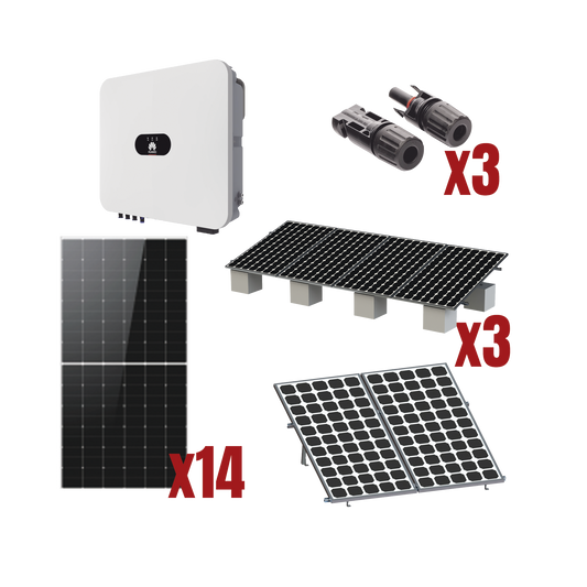 Kit Solar Interconexion / 8kW 220Vca / Inversor HUAWEI/ Montaje Incluido