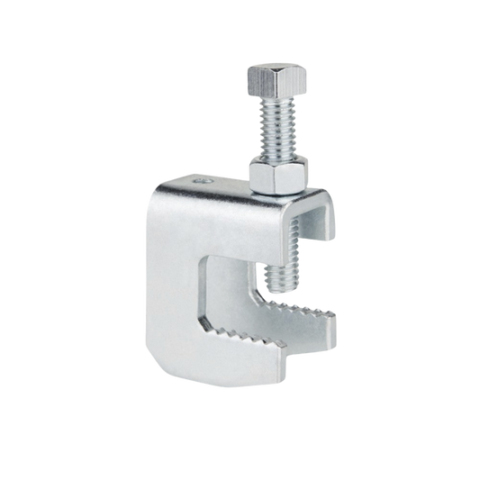 Mordaza de Acero Fija barras de 3/4", para varilla roscada de 3/8".