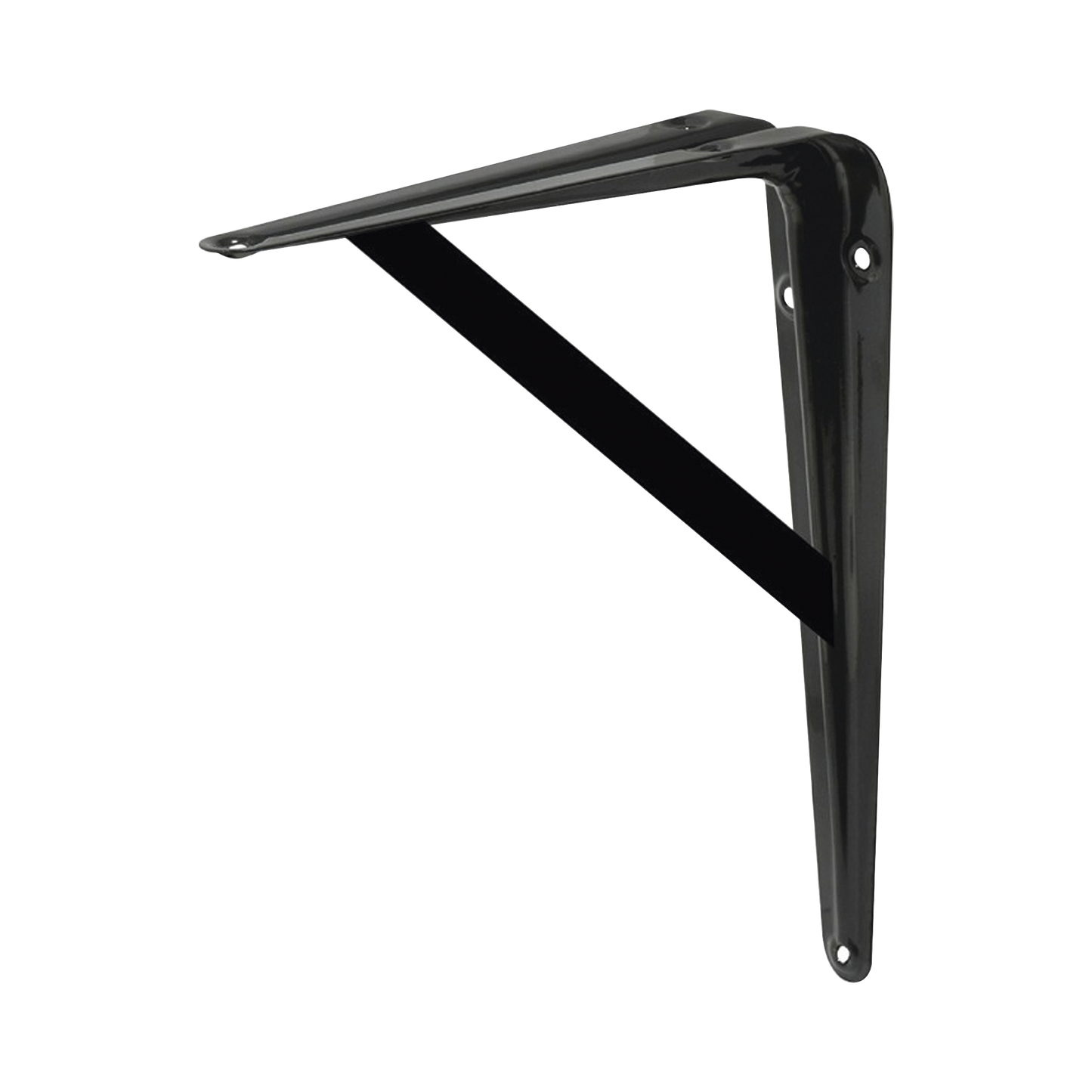 Ménsula de Acero Reforzado 13" x 20" ( 33 x 50.8 cm) /Color Negro.