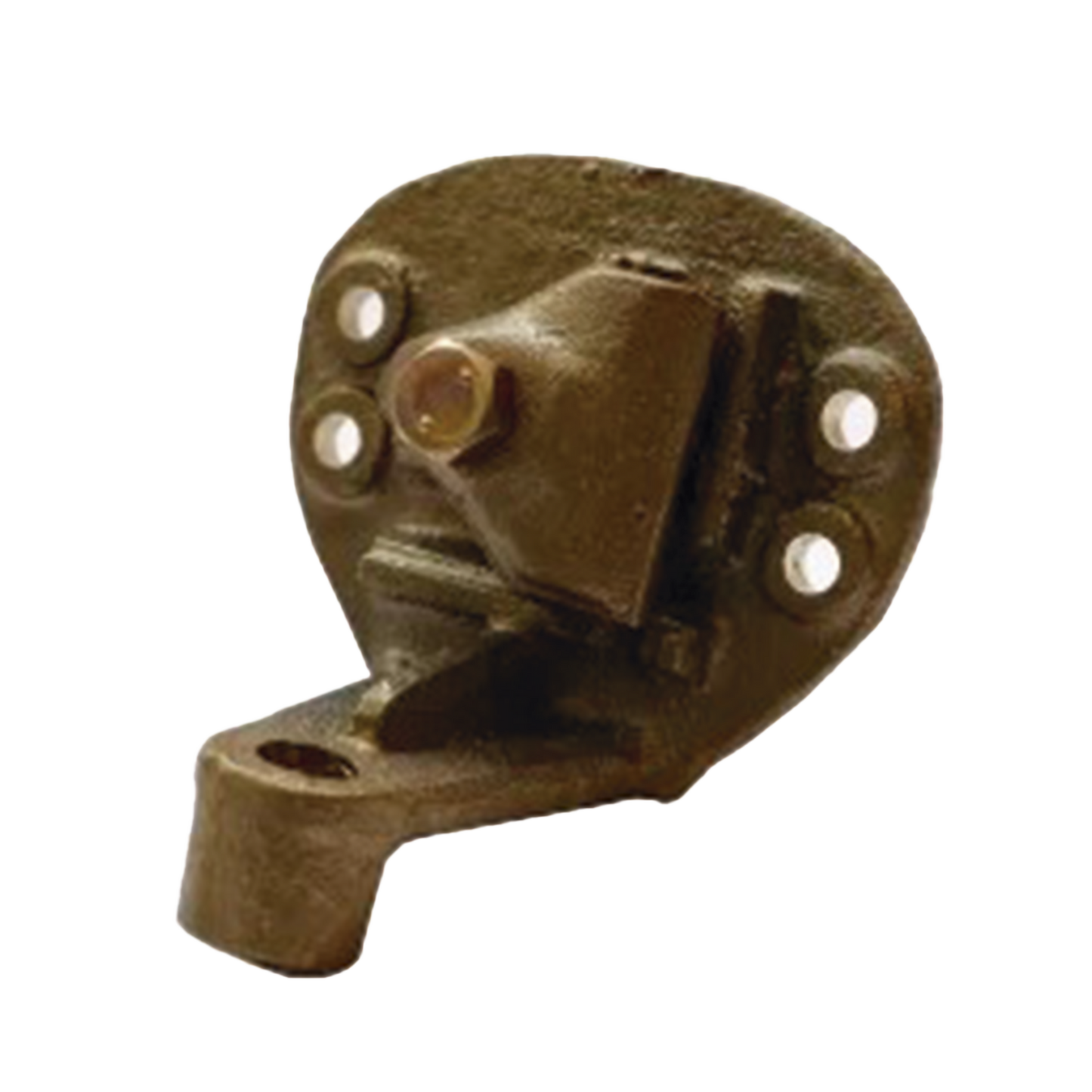 Base de pretil para Punta Maciza, elaborada en Bronce, permite fijar la punta en paredes o en muros.