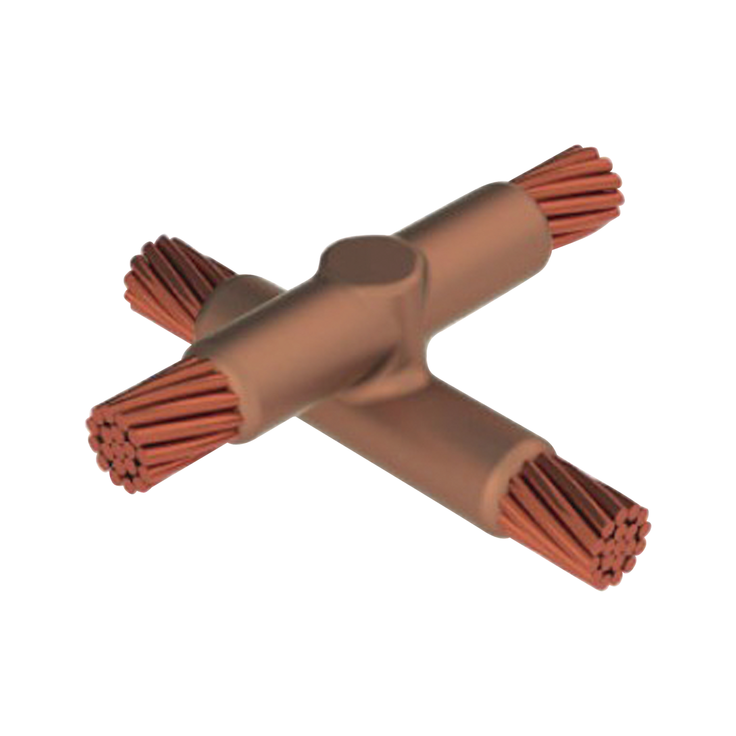 Molde para Soldadura Exotemica tipo X empalmado para cable 2/0 AWG - 2/0 AWG.