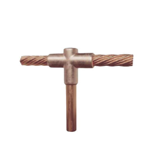 Molde para soldadura exotermica Tipo T, Tope de varilla 5/8 in. a Cable de Paso 3/0 AWG