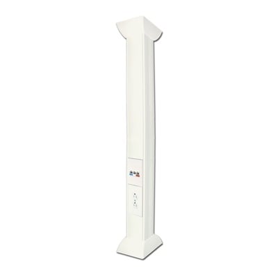 Pole Blanco de 3m para instalaciones eléctricas, voz y datos, No incluye accesorios, se venden por separado los modelos TEK100DUPLEX( accesorios de fijacion y contacto duplex) y TEK100UNI ( soporte y tapa universal) (13000-01000)