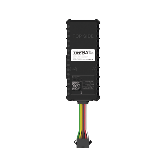 Tracker GPS / Dispositivo de localización para vehículos / Conectividad 4G LTE y BLE 5.0 / Diferentes tipos de notificaciones / Corte y restablecimiento de energía / Función SOS / (2) DIN / (1) DOUT / (1) AIN