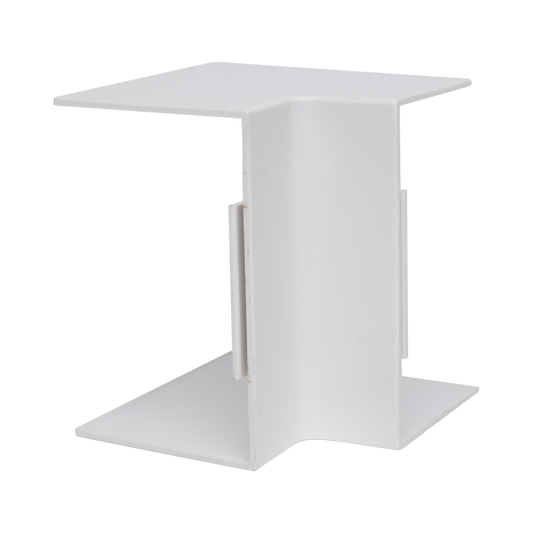 Esquinero Interior Color Blanco de PVC Auto Axtinguible, Para Canaleta TMK-4577 (5520-02001)
