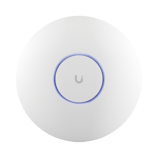 Access Point UniFi WiFi 7 Pro / Soporta 6 GHz / para Interior en Techo o Pared / 6 streams / MU-MIMO 2x2 en cada banda (2.4/5/6 GHz) / Multi-Link Operation / Puerto 2.5 GbE. NO incluye POE+