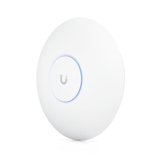Access Point UniFi U7 Pro Max con 8 streams espaciales / para Techo o Pared / Tribanda (2.4/5/6GHz) / Radio Dedicado a Escaneo Espectral / Puerto 2.5 GbE / +500 clientes / POE+ (No incluido) / Para alta densidad de usuarios en escenarios exigentes