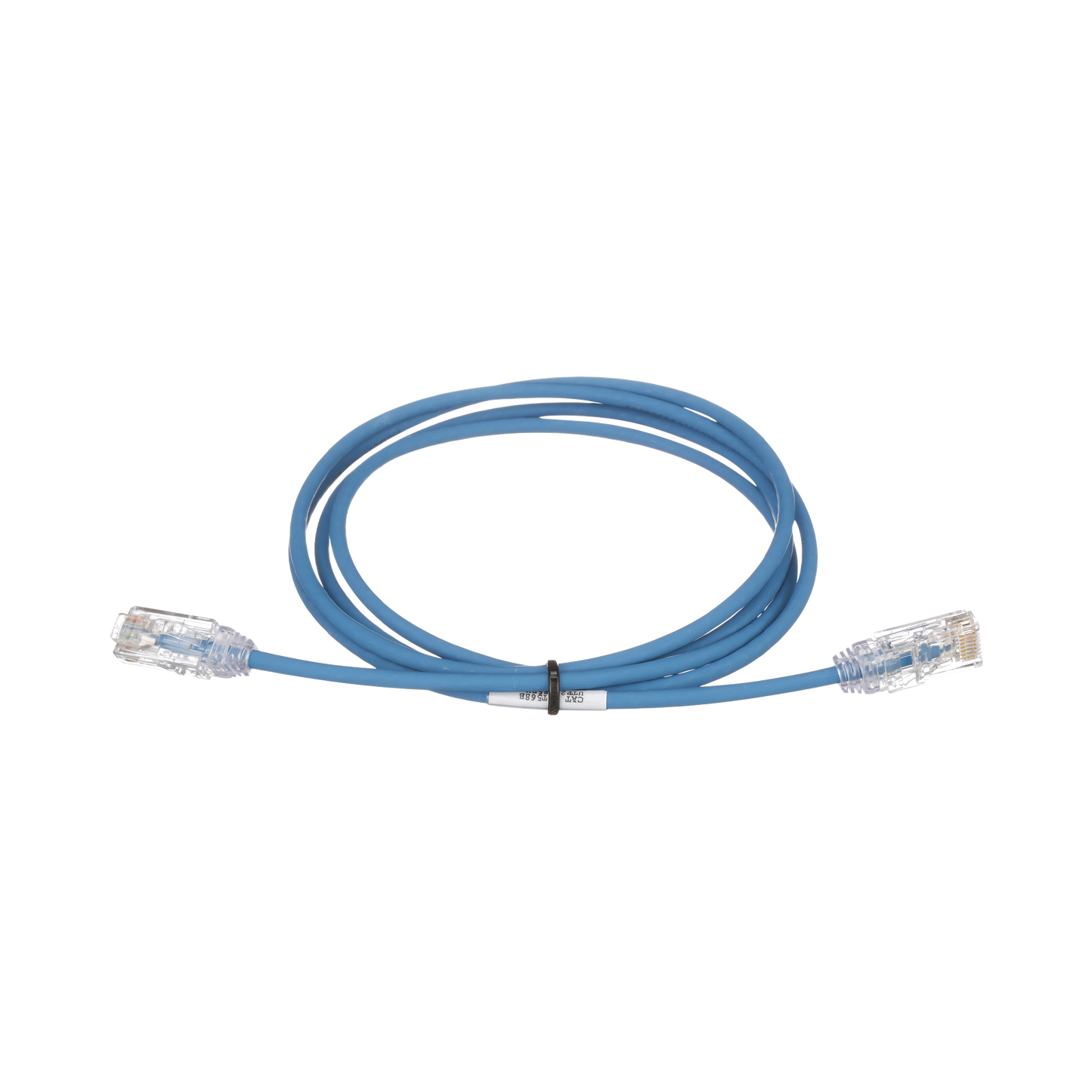 Cable de Parcheo TX6, UTP Cat6, Diámetro Reducido (28AWG), Color Azul, 2ft
