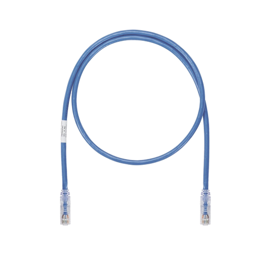 Cable de Parcheo UTP, Cat6A, 24 AWG, CM, Color Azul, 3 m.