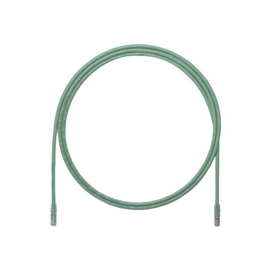 Cable de Parcheo UTP, Cat6A, 24 AWG, CM, Color Verde, 1.52 Metros (5 Pies)