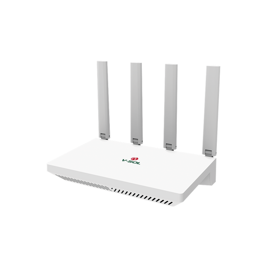 ONU GPON/EPON con Wi-Fi 6 AX1500 / 1 Puerto CATV / 4 Puertos Gigabit / Puerto PON SC/APC
