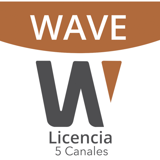 Licencia de 5 Canales de Wisenet Wave Profesional
