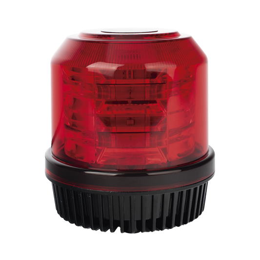 Burbuja brillante de 12 LEDs, color rojo, montaje fijo