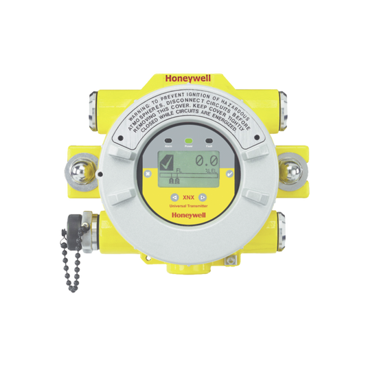 Transmisor Universal, HART® sobre Salida 4-20 mA, Con 3 Relays Falla/Alarma, Certificación UL/CSA, 4 Entradas NPT de ¾”, Carcasa De Aluminio, Con Sensor (MPD) De Perla Catalítica 0-100% LEL, Serie XNX