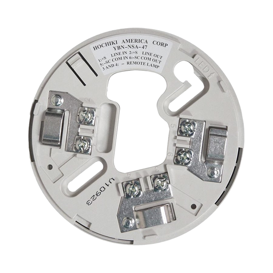 Base De 4" Color Hueso Para Sensores Análogos Direccionales Hochiki (0300-06830) 7TH Edición UL268