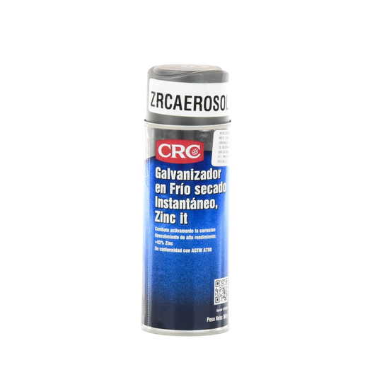 Compuesto Zinc en Aerosol para Retoque de Piezas Galvanizadas por Inmersión en Caliente (386 gr.).