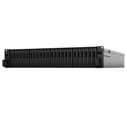 NAS Todo Flash FlashStation FS3600 | 24 Receptáculos | Intel Xeon D-1567 12 Núcleos | 16 GB RAM (Ampliable a 128 GB) | 195,000 IOPS Escritura Aleatoria iSCSI 4K | 10 GbE | Compatible con Virtualización | Protección de Datos Int