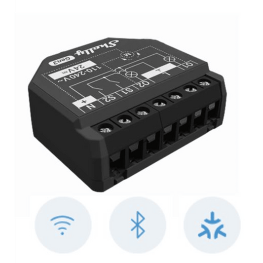 Apagador inteligente Wifi 2.4 / 2 canales Para apagador doble / 10A por canal / Compatible con asistentes de voz