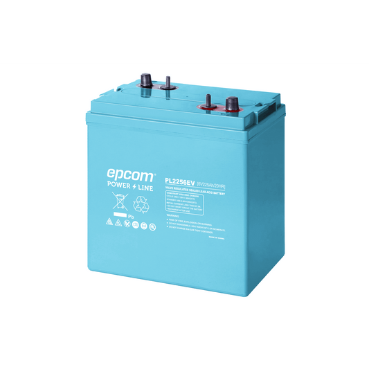 Batería Marina de Ciclo Profundo 6V@225Ah, AGM-VRLA Terminal F22(m8), F14, 1035A CCA/ Montacargas. / Plataformas Genie /Maquina Jenny, Carritos de Golf