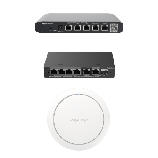 Equipos Ruijie DEMO Ideal para Probar Integraciones de Redes y WiFi 6 con CCTV