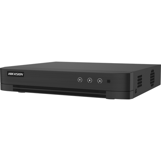 DVR 4 Canales TURBOHD + 2 Canales IP / 5 Megapixel Lite - 3K Lite / Audio Bidireccional / ACUSENSE (Evista falsas alarmas) / 1 Bahía de Disco Duro / Salida de Video en Full HD