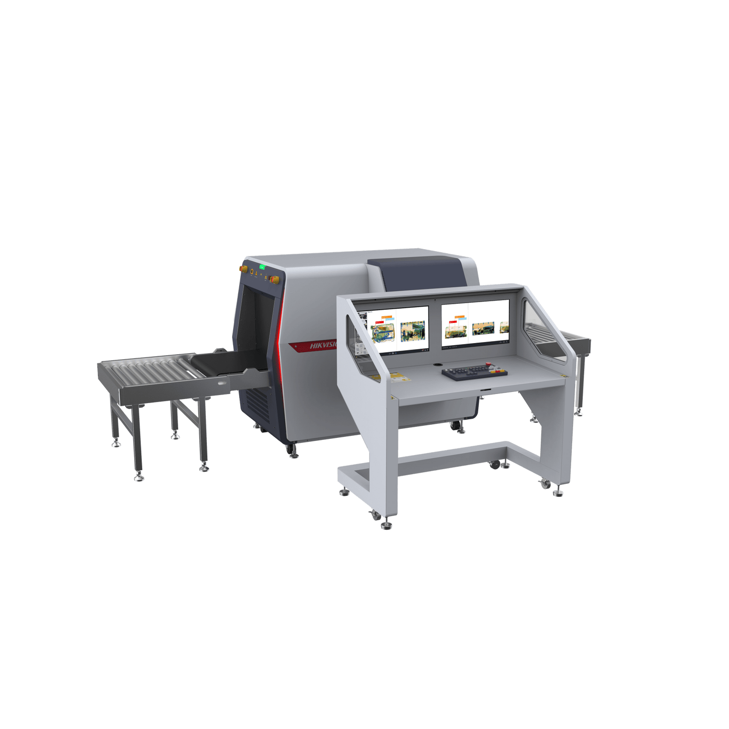 Máquina para Inspección por Rayos X con Algoritmo de Reconocimiento Inteligente para Equipaje de Mano / Túnel de 100 x 100 cms / 4 Cámaras Integradas de 2 Megapixel (Mas de 30 dias de Grabación)