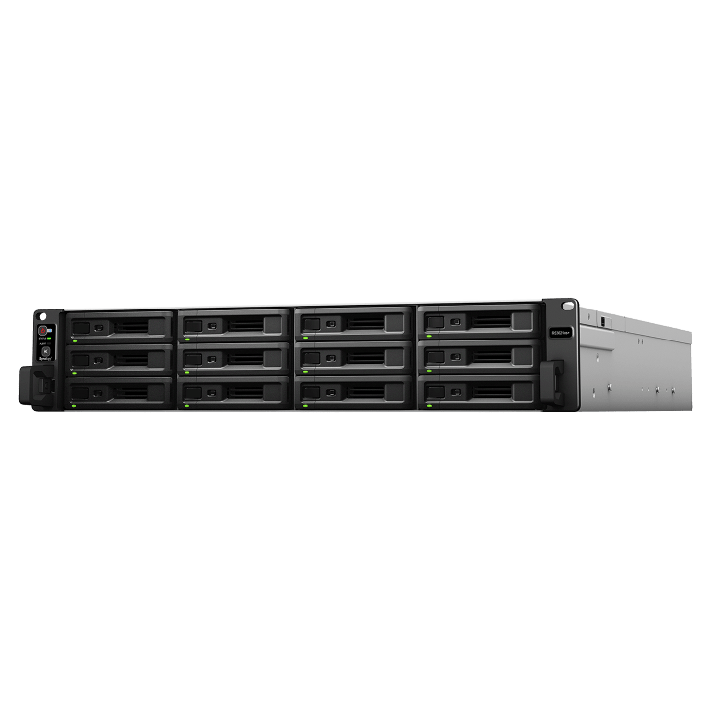 RackStation RS3621xs+ | 12 Bahías | Procesador Intel Xeon D-1541 8 Núcleos | 8 GB DDR4 ECC | Dual 10GbE | Alimentación Redundante | Escalable a 36 Bahías | Garantía 5 Años.