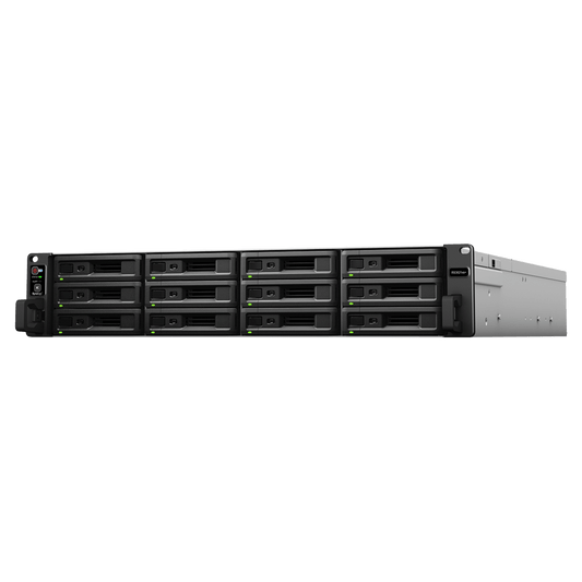 RackStation RS3621xs+ | 12 Bahías | Procesador Intel Xeon D-1541 8 Núcleos | 8 GB DDR4 ECC | Dual 10GbE | Alimentación Redundante | Escalable a 36 Bahías | Garantía 5 Años.